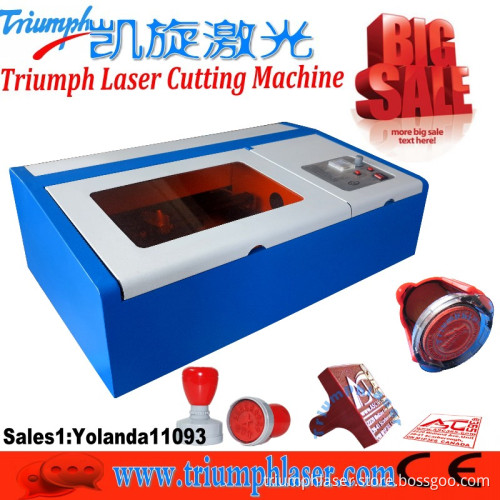 40W Laser Seal Engraving Machine Mini Laser Stamp Engraver /ABS Sheet Pet Dog Tag Laser Engraving Machine Rubber K40